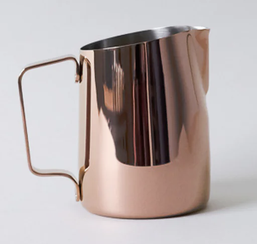 WPM Latte Art Milk Pitcher - Rose - 15oz - Narrow Spout